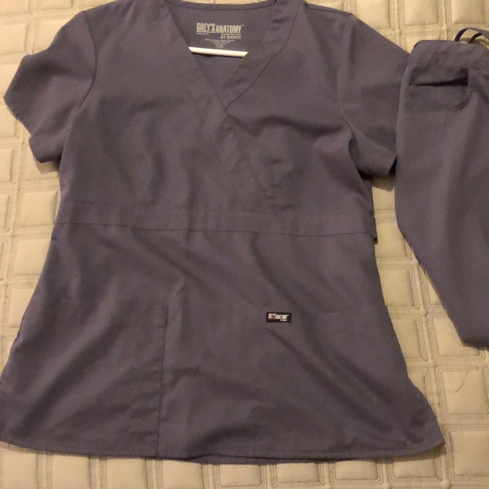 Grey’s Anatomy Scrub Set - Dark Heather Gray